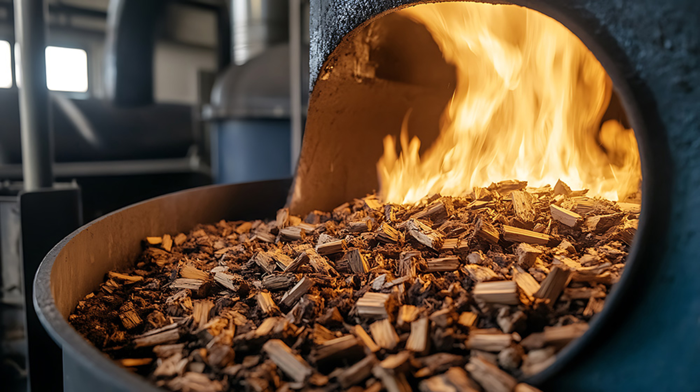 Hack&shy;schnitzel&shy;heizung bei Wärmevision GmbH in Weichering